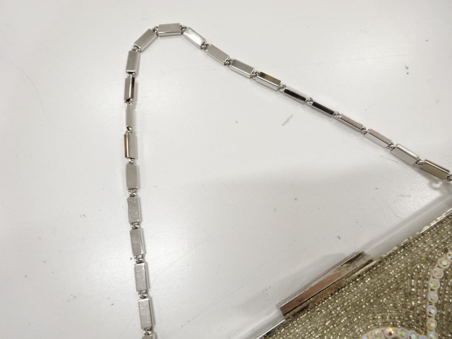  アンティーク　ビーズ　ハンドバッグ